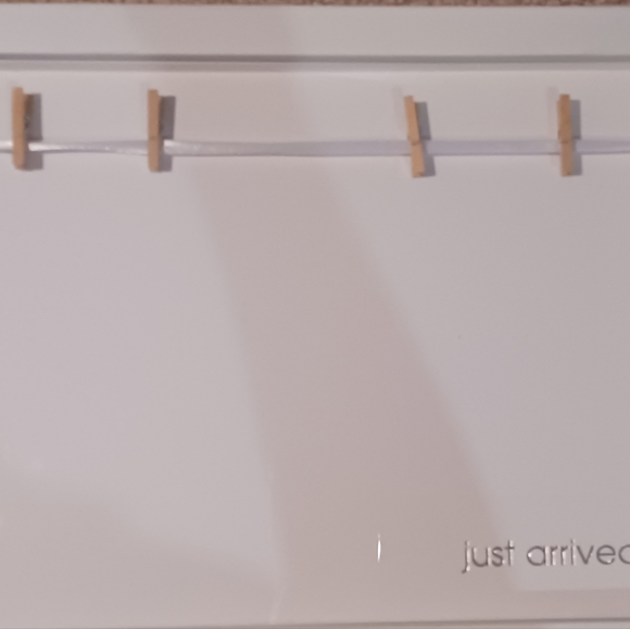 "Just Arrived" baby/nursery decor frame - Picture 1 of 4